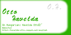 otto havelda business card